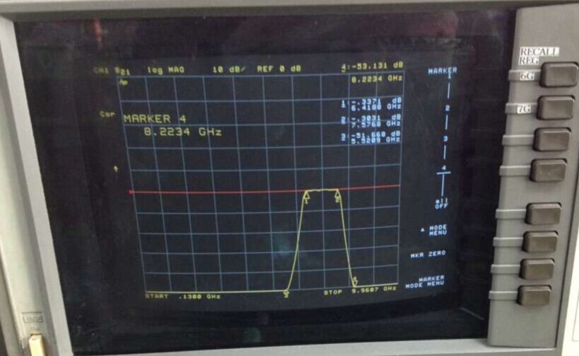 7FV10-7000/U1100-OP/O 6.4-7.5GHZ K&L RF microwave bandpass filter SMA