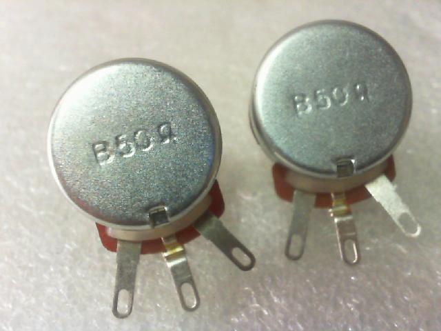 Taiwan ALPHA potentiometer. Single connected.B50 Europe / plum blossom shaft 6mmX20mm