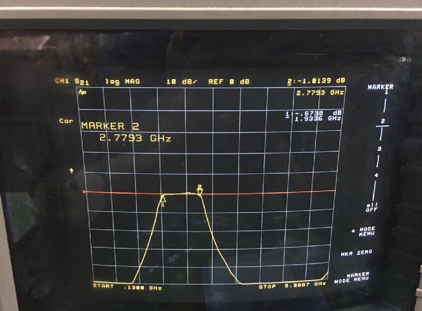 6ED40-2350/U800 1.93-2.77GHZ K&L coaxial RF microwave band pass filter SMA