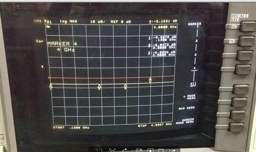 Coaxial fixed attenuator 6dB 10W SA3N10W-06 N DC-4GHZ (F-M)
