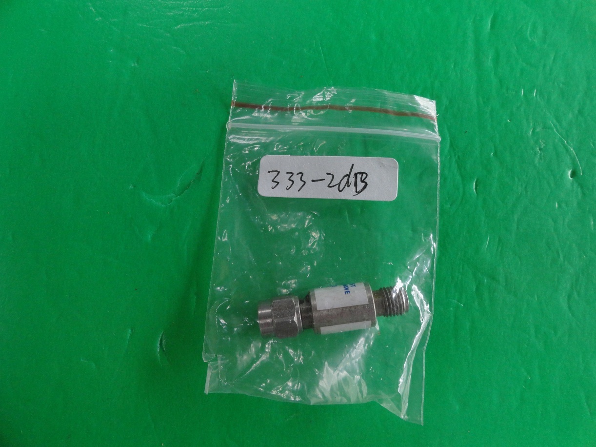333-2dB MIDWEST coaxial fixed attenuator 2dB 2W SMA DC-18GHz