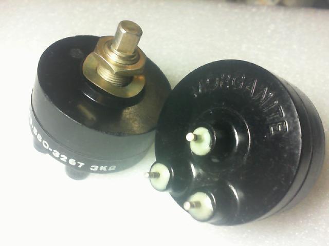 UK MORGANITE precision potentiometer YK99-580-3267 high power.3K Euro.. 6.3X16mm