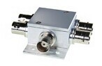 The new Mini-Circuits ZFSC-4-3+ 10-300MHz a four divider SMA/BNC