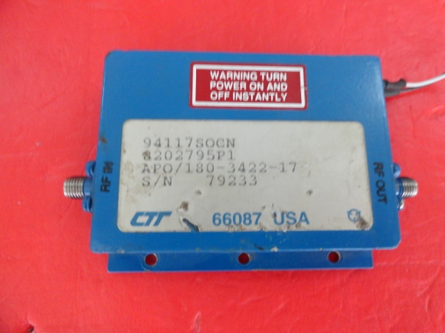Supply CTT amplifier 12V SMA APO/180-3422-17