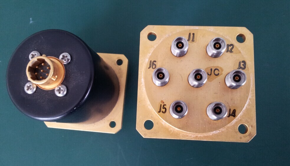 QK6-923J801 DC-40GHZ high frequency single pole six throw RF switch 28V 2.92mm