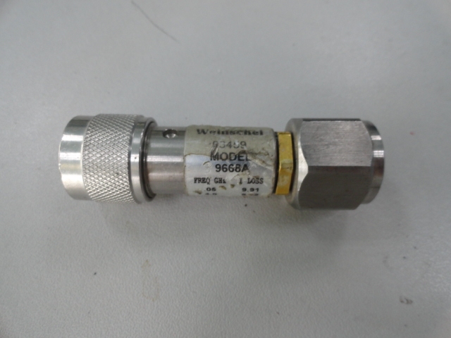 9668A DC-18GHZ 10dB Weinschel coaxial fixed attenuator N-APC-7