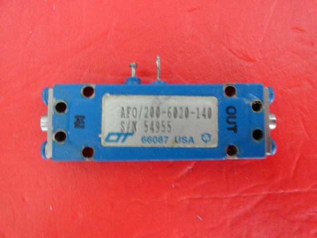 Supply AFO/200-6020-140 6-20GHZ CTT amplifier SMA 12V
