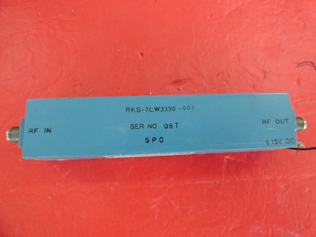 RKS-7LW3390-002 4-8GHz G:33dB Vin:15V SPC amplifier SMA