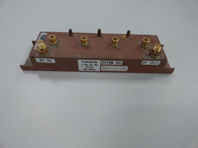 High power 6GHZ RF WG FILTER 081-109126 FARINON filter SMA
