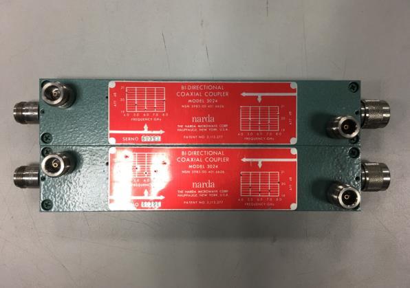 Narda 3024 20dB 4.0-8.0GHZ high frequency broadband coaxial bidirectional coupler N/J-N/F