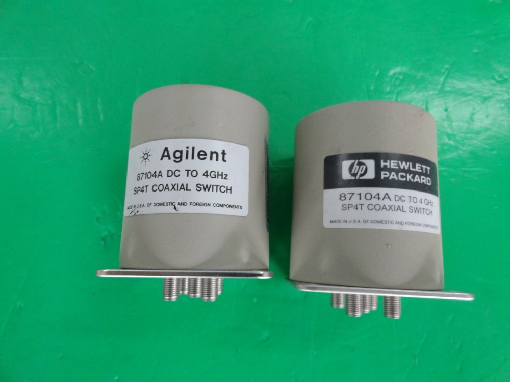 HP/Agilent 87104A DC-4GHz 24V to control a single pole four throw RF switch point