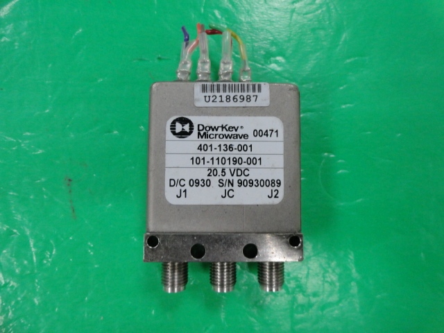 401-136-001 DC-18GHZ 20.5V DOW-KEY RF coaxial switch SMA