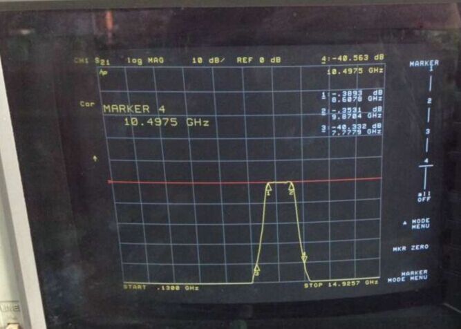 6FV10-9235/U1200-OP/O 8.6-9.9GHZ K&L RF bandpass filter SMA (F-M)