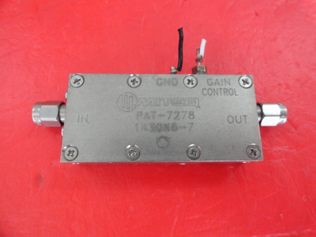 Supply MITEQ amplifier SMA PAT-7278-143086-7