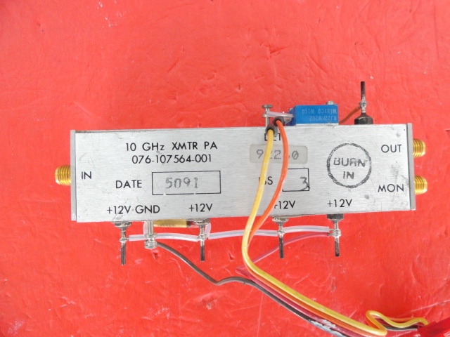 Supply HARRIS amplifier 10GHz 12V SMA 076-107564-001