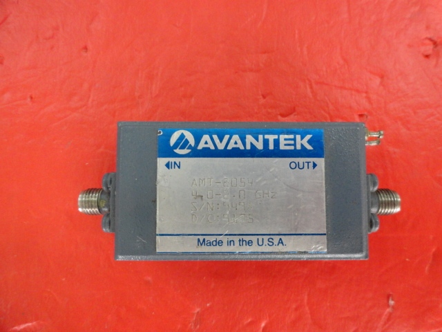 Supply AMT-8054 2-8GHz AVANTEK amplifier SMA 15V