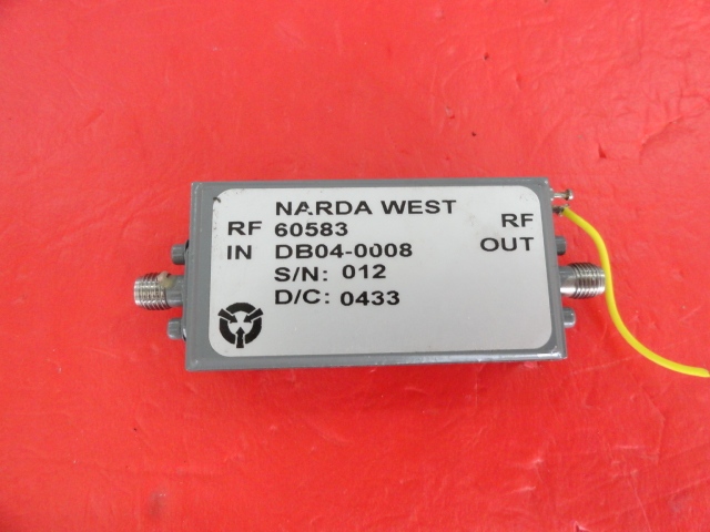 Supply NARDA RF microwave amplifier 60583 15V SMA 6-18GHz