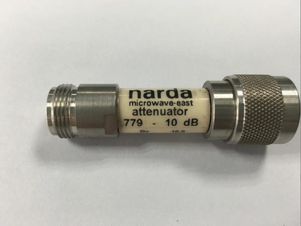 779-10 DC-18GHZ 10dB Narda attenuator 2W coaxial fixed attenuator N
