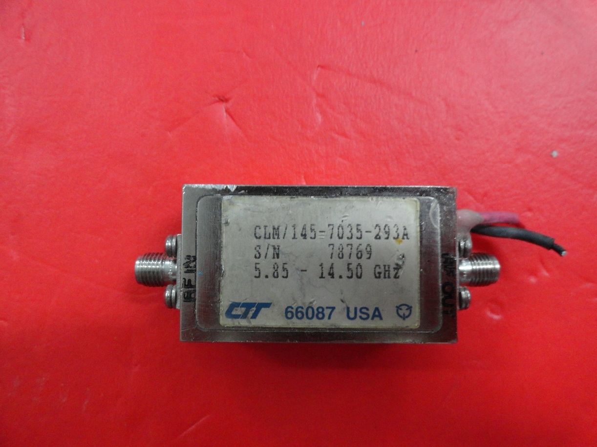 Supply amplifier CLM/145-7035-293A 5.85-14.50GHZ 15V SMA CTT