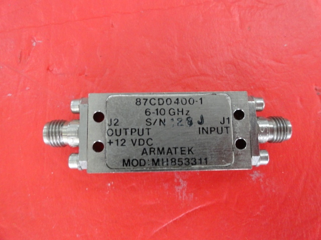Supply MH853311 6-10GHz AEMATEK amplifier SMA 12V