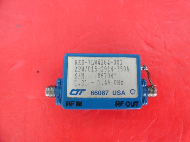 Supply CTT amplifier 1.21-1.45GHZ SMA APW/015-2914-350A