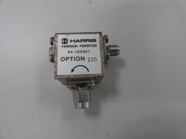HARRIS 94-105061 6-7GHZ RF isolator SMA