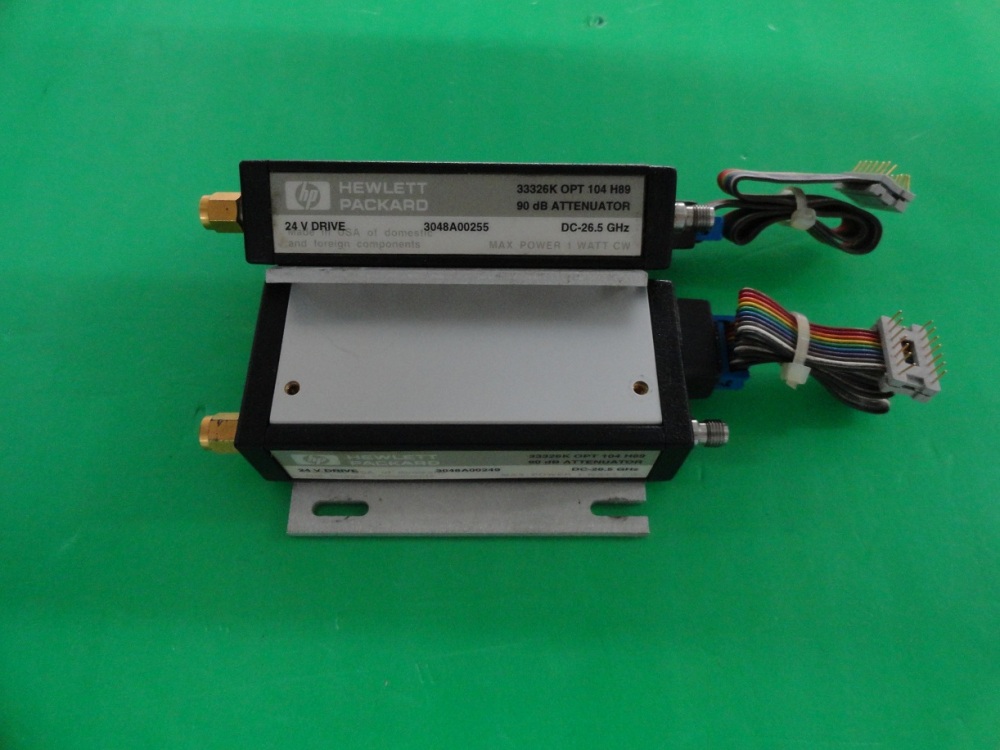 33326K 0-90dB DC-26.5GHz 10dB HP/Agilent step process control step attenuator