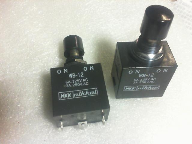 NKK switch button switch WB-12 250VAC/3A/125VAC/6A/ three...