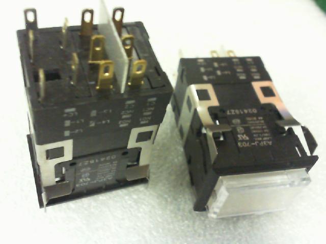 OMRON button with lamp switch A3PJ-703/11 pin