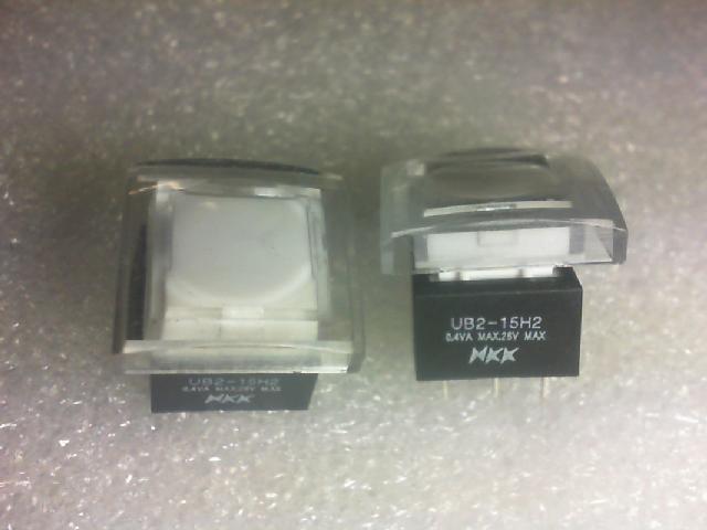 NKK switch button switch UB2-15H2. tripod. Three knife. 6. Reset. Lock free double color light green.