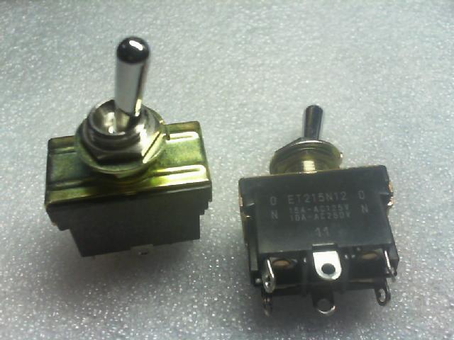 Japan NKK button switch [ET1215N12]250VAC/10A/125VAC/15A]. lioujiao second Aberdeen