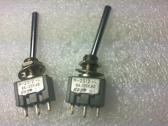 The toggle switch. Japan NKK/M--2012L/L button switch. About two young