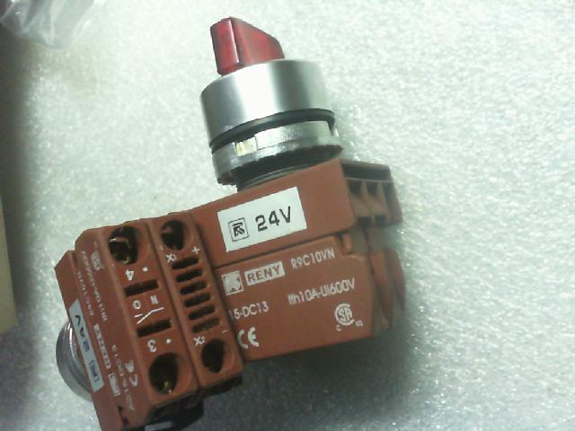 Switch R9C10VN with light gear..250VDC... 600V 24VLED...