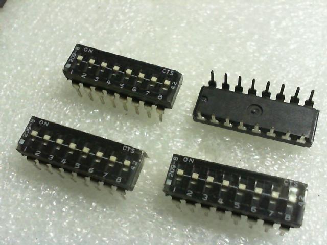 Dial switch America / Taiwan origin /CTS209--8. pin 2.54mm/8