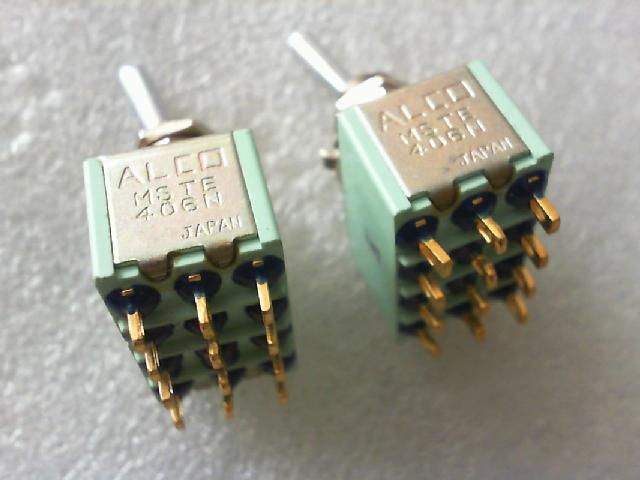 Japan ALCO toggle switch MSTE406N//3 12 foot gear.