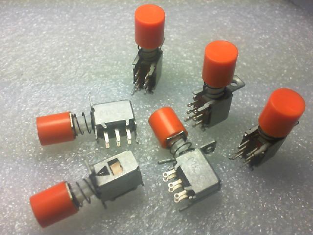 Self-locking switch self-locking switch. MICIC. Japan. The Hexapod round feet. The lock with a hat.