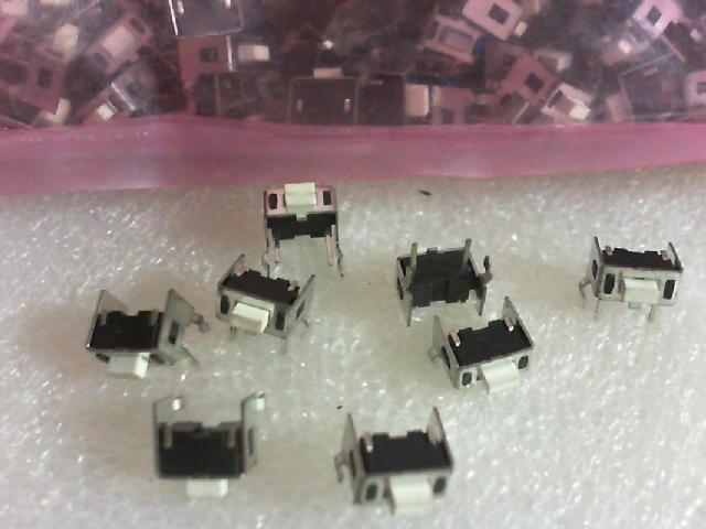 Taiwan / touch switch. Two feet with iron /6mmX3mmX5mm.
