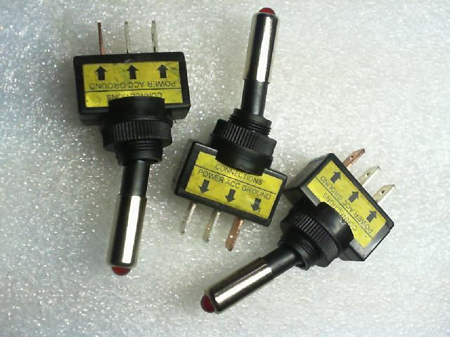 Genuine Taiwan. Button with light switch 250V10A/3V.5V lamp