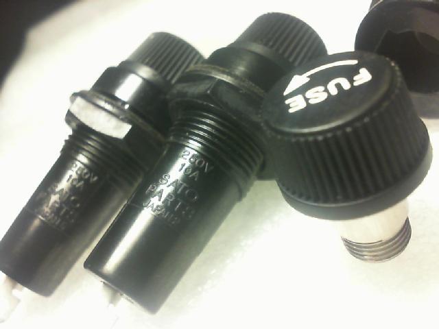 FUSE.SATO Japan F-130/250VAC/10A/..6X30 fuseholders fuseholders