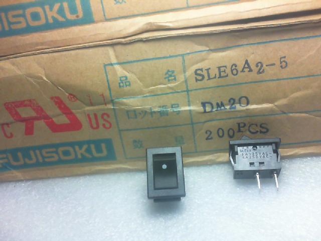 Boat shaped switch, Japan FUJISOKU[Fuji] boat shaped switch SLE6A2-5/250VAC/6A/ two feet