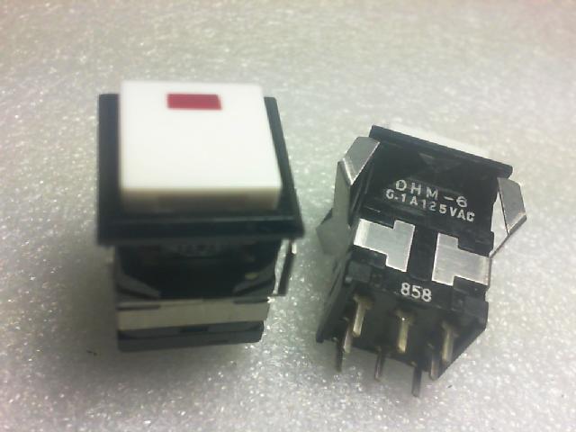 Japan DHM-6//250VAC/0.1//125VAC/0.1/8 19mmX19mm / square foot switch