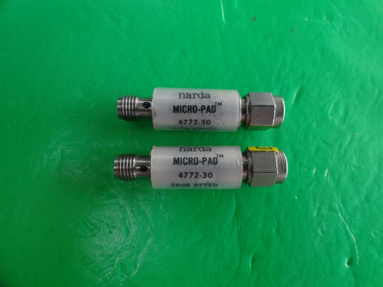 4772-30 NARDA coaxial fixed attenuator 30dB 2W SMA DC-6GHz