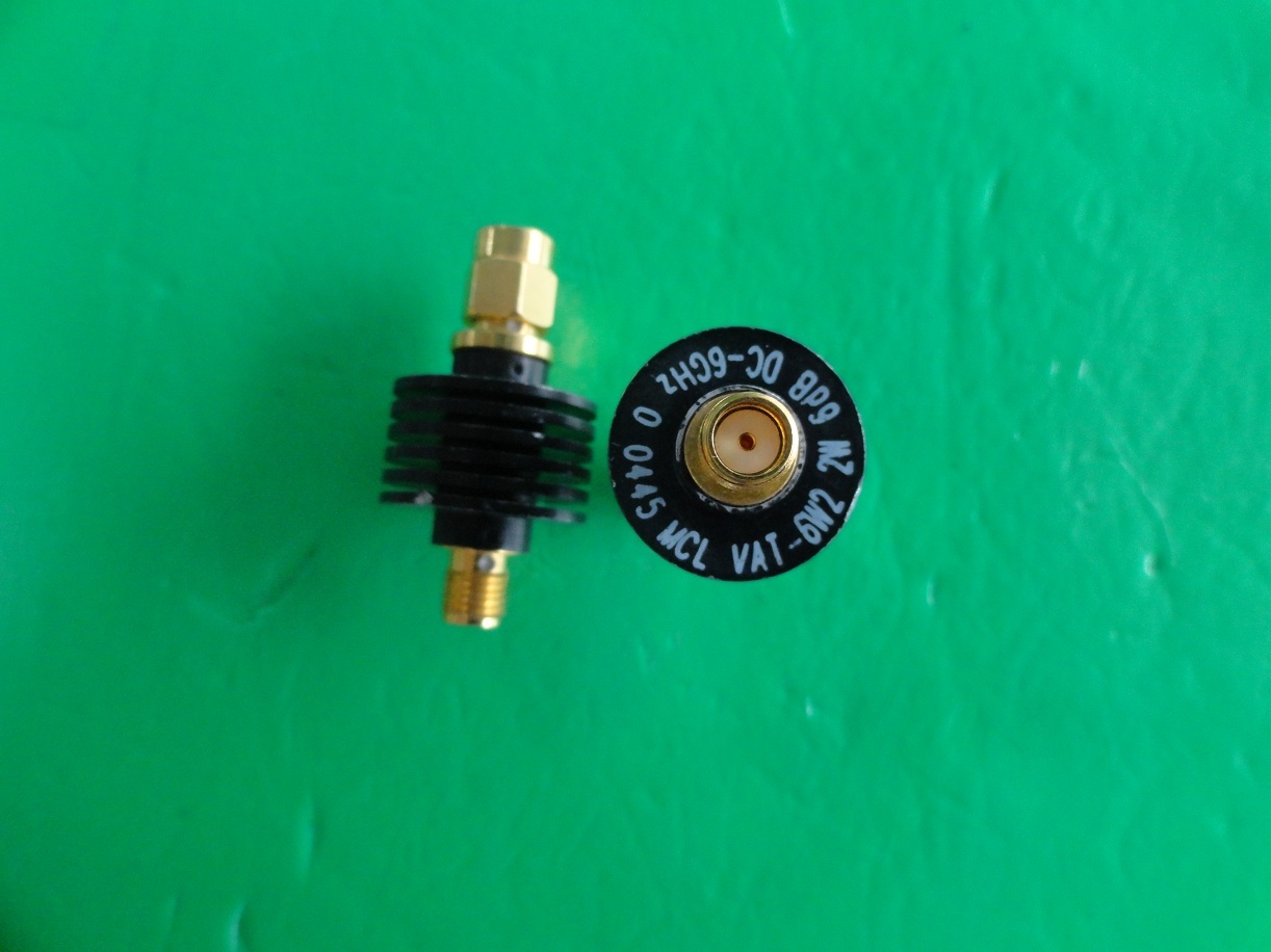 VAT-6W2+ MINI coaxial fixed attenuator 6dB 2W SMA DC-6GHz