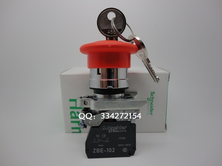 [authentic] French Schneider key to reset the key to the emergency stop switch / button ZBE-102