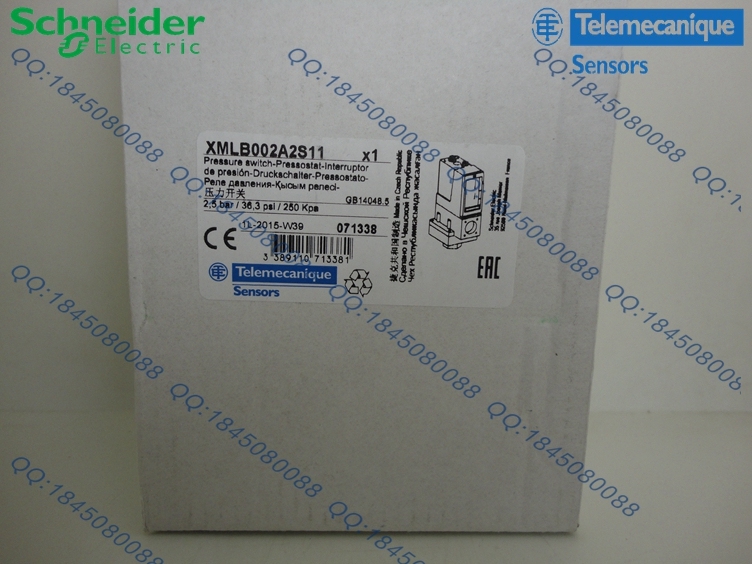 Authentic Schneider pressure switch XML-B002A2S11 XMLB002A2S11