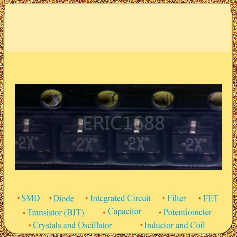 2SC3707 SOT-23 pen NPN triode printing: 2X -