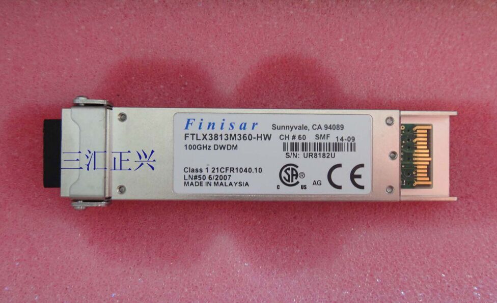 FINISAR DWDM 10G 80KM XFP 196.0THZ FTLX3813M360-HW 1529.55nm