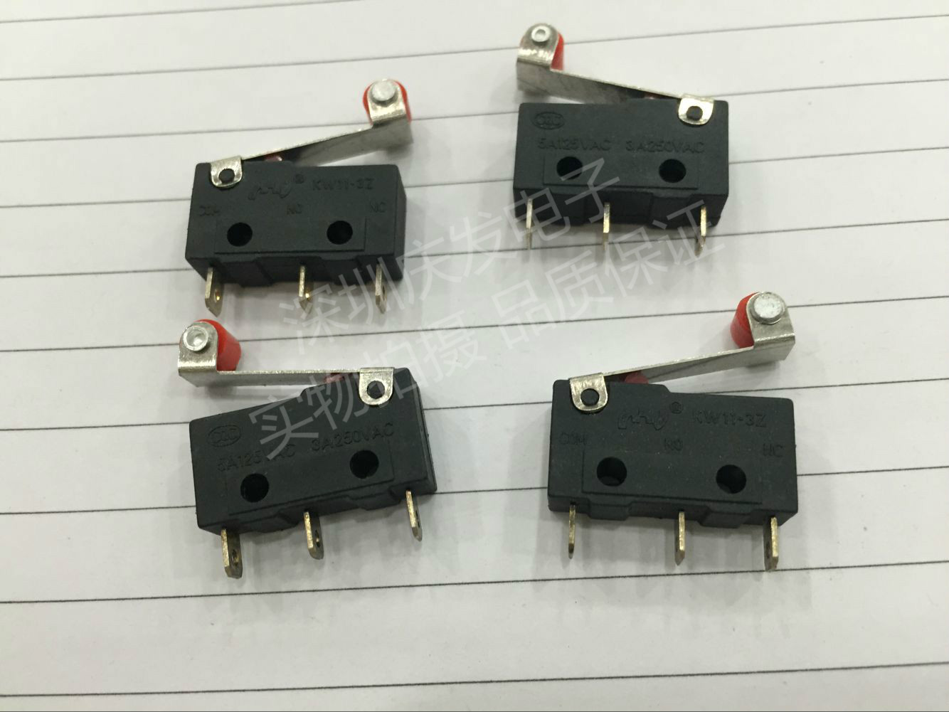 Small medium micro switch with pulley, 3 foot inching pulley, inching 3A, 250V outer buckle