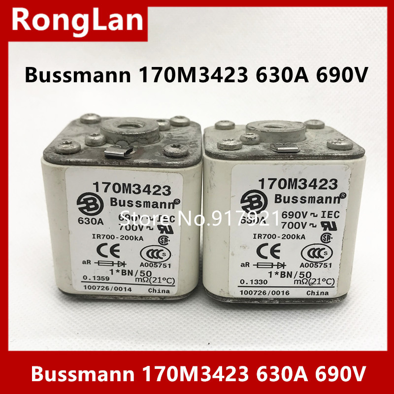United States 170M3423 630A fuse 690V Bussmann fuse original authentic