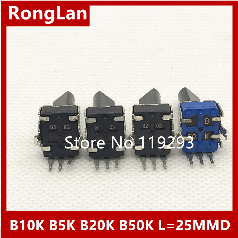 09 Model 0932n potentiometer single vertical joint potentiometer B10K B5K B20K B50K L=25MM D-shatf 18MMF